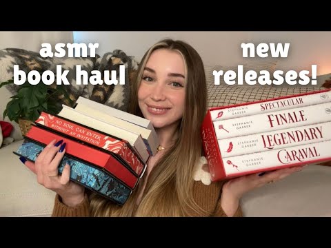 ASMR New Releases Book Haul 📚 (BookTok popular)