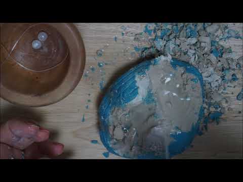 [ASMR] (No Talking) Excavating Pearls, 석고덩어리에서 진주 발굴하고 팔찌 만들기