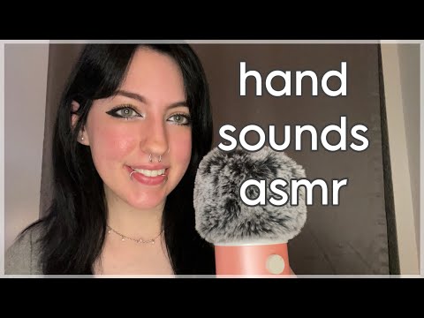 ASMR Up Close Whispers & Hand Sounds ~ ear to ear, mouth sounds