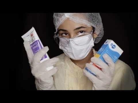 ASMR ROLEPLAY CUIDANDO DE VOCÊ COM CATAPORA!😓👩‍⚕️