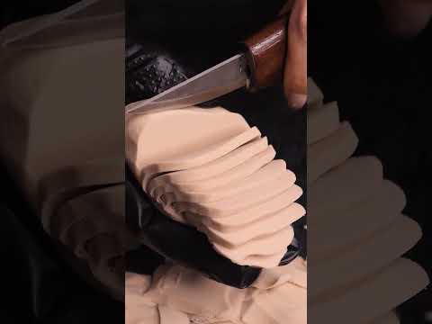 #asmr Super satisfying kinetic sand cutting