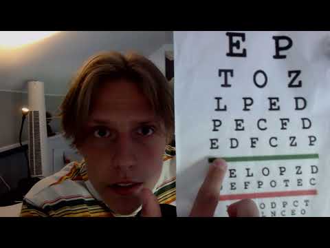 1 MINUTE EYE EXAM ASMR