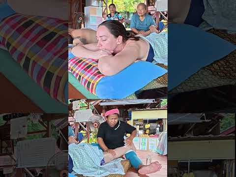 Espectacular masaje para piernas en Phi Phi 😍 🇹🇭✨ #thaimassage #tailandia #asmr #travel #short