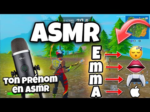 ASMR Français • Ton prénom en ASMR : 1 lettre = 1 trigger ! 😴✨