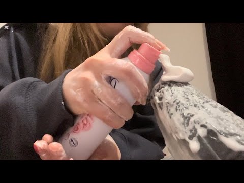 ASMR foam sounds 