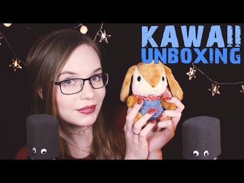 ASMR Unboxing - Kawaii YumeTwins - Whisper, Scratching Fabric, Crinkles