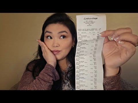 🛍️VALUE VILLAGE THRIFT HAUL ASMR