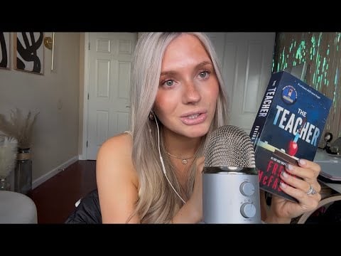 ASMR Sticky Tapping+ Over Explaining Books (Mouth Sounds, Tracing, Anticipatory Whispering)