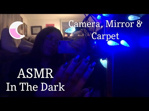 Unpredictable Camera, Mirror & Carpet Fast Scratching & Tapping ASMR In The Dark