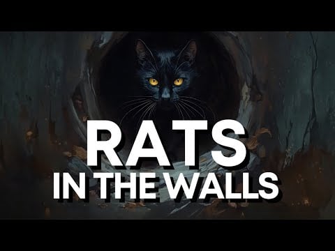 🐀Rats in the Walls | 31 Nights of Lovecraft (Night 28) | Rain, Thunder Ambiance