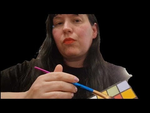 ASMR Moody Girl does your MAKE UP       LOFI