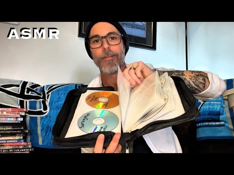 ASMR | Storage Clean Out + Lunch (DVD’s, Eating, Whispering) 