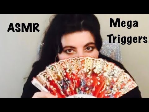 ASMR soft spoken, hand waving, rubbing textures, lip gloss, fast fingers and much more!