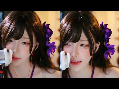ASMR relax shop I  颜面崩坏 口腔音 耳边吹气 轻语