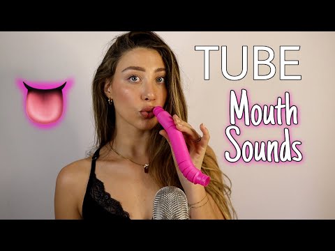 ASMR TUBE MOUTH SOUNDS AND SLIME SOUNDS | 100% TINGLES