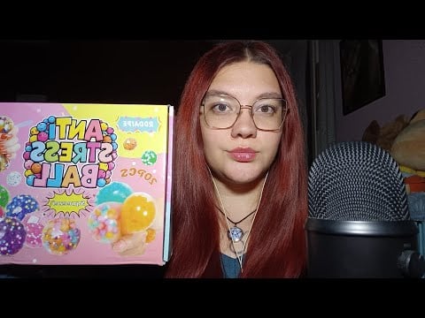 VIDEO DEDICA PER GAIA (My New Tingly Squishy Stress Balls) 😴💜 | ASMR ITA