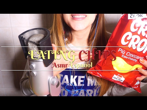 ⭐️ ASMR ESPAÑOL ⭐️❤️ Eating Chips ❤️ Comiendo Papitas fritas ❤️