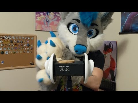 [Furry ASMR] Paw sounds (no talking)