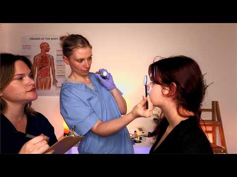 ASMR Real Person Student Doctor Check | Assessing & Advising