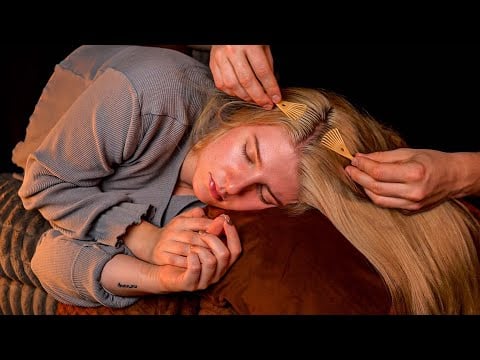 Hair Brushing & Scalp Scratching ASMR – Metal Claws, Real Tingles for Sleep (No Talking)