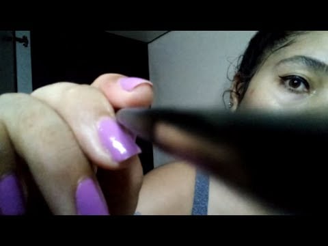 ASMR Penteado, baby hair, cuidados com a pele, make, acessórios e roupa: Te arrumando para o Natal 🎄