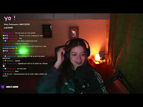 ASMR LIVE  : On discute et un max de triggers ! (NO PUB)