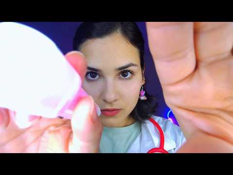 ASMR ENFERMEIRA FAZENDO EXAMES EM VOCÊ👩‍⚕️
