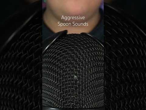 Aggressive Spoon Sounds 🥄 #7on1s #7on1sasmr #asmr #asmrsounds #shorts #shortsasmr