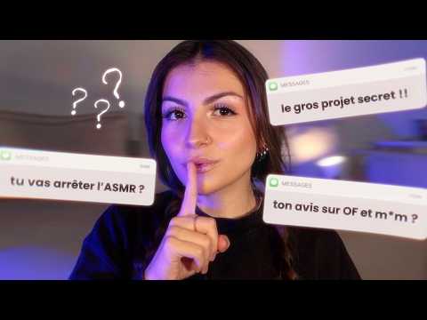 ASMR | FAQ - Je réponds à vos questions (+ MON LIVRE)