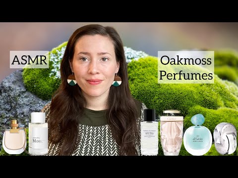 ASMR - Oakmoss / Moss Perfume Collection  - Glass Tapping & Whispering