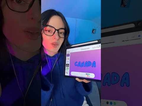 Canada 🇨🇦 quizz #asmr #sleep #relax