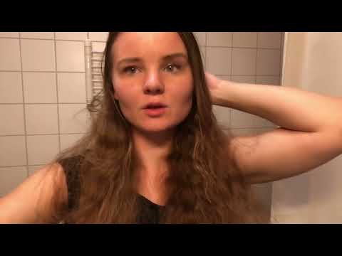 ASMR opening braids brushing through hair