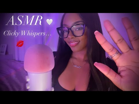 ASMR | Clicky Whisper Ramble 🤍 Random Topics & Perfect For Sleep 💤 💕