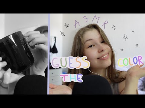 ASMR guess the color 🙈🎨 (100% tingles guaranteed) german/deutsch | emily asmr