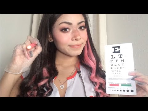 ASMR Cranial Nerve Exam!!  🏥✏️