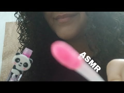 ASMR | sons de gloss + sons de boca 👄