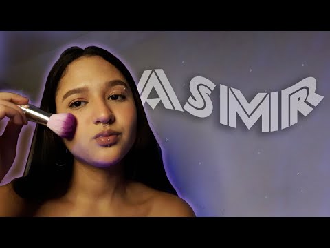 ASMR - passando o pincel no seu rostinho💜