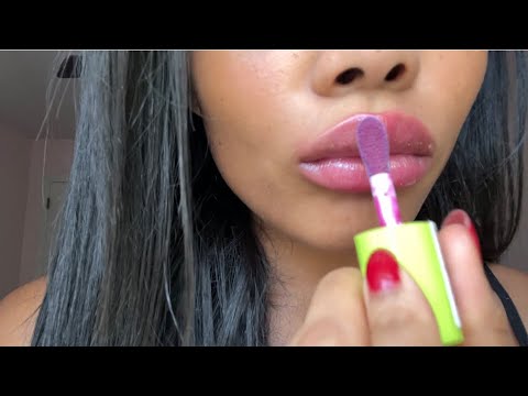 asmr kisses and lipgloss UPCLOSE