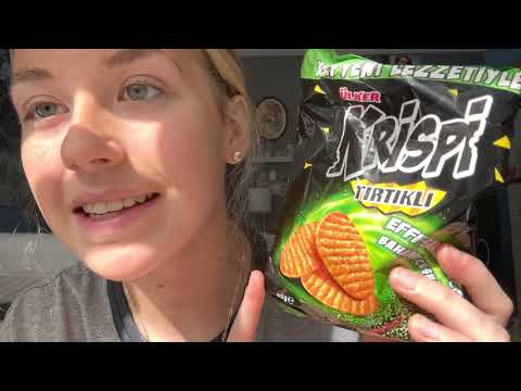 Asmr ~ Trying Turkish snacks