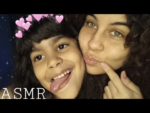 ENSINEI MINHA PRIMA A FAZER SONS DE BOCA (ASMR)