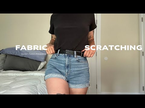 ASMR Relaxing Sounds | Fabric Sounds to Help You Sleep - Scratching & Rubbing / Moderately Fast