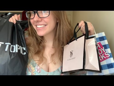 ASMR Haul | Hot Topic, Spencers, Victoria’s Secret, Bath & Body Works