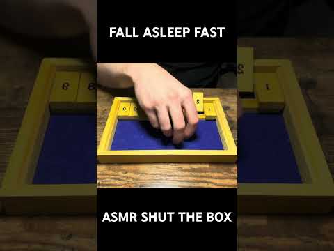 shut the box asmr 😴💤🎲  #asmr #asmrshorts #shutthebox #asmrwhispers #asmrsoftspoken