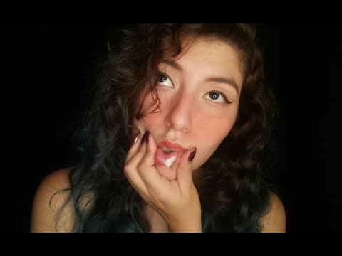 ASMR ♡ SONIDOS DE BABITA CREMA BATIDA MOUTH SOUNDS 🤤👅👄🔥😈