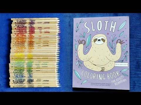 ASMR Coloring Book ✏️ Relaxing Pencil Sounds for Sleep & Tingles