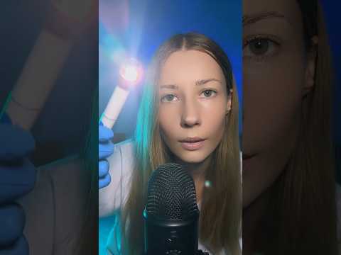ASMR Eye Exam 👁 Eye Reflex & Nose Focus Test #asmr #eyedoctor #medicalasmr #sleepasmr