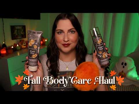 ASMR Bath & Body Works Fall Body Care Haul 🍁🍨