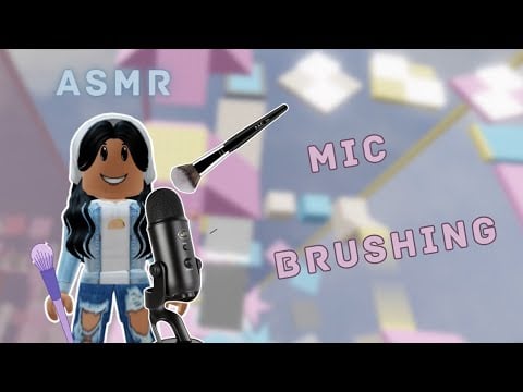 🙊[Roblox ASMR] Very ✨Tingly✨ Mic Brushing 😴 | Plushie Tower
