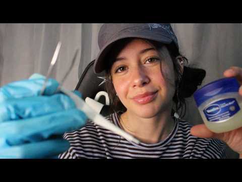 ASMR Detailed Face Exam (doctor RP)