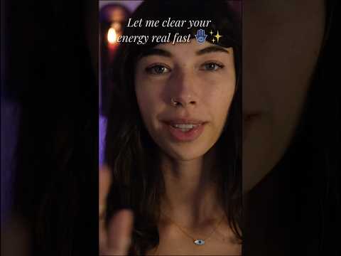 ASMR Aura Cleansing ✨ #asmr #spiritual #aura #energyhealing #shorts